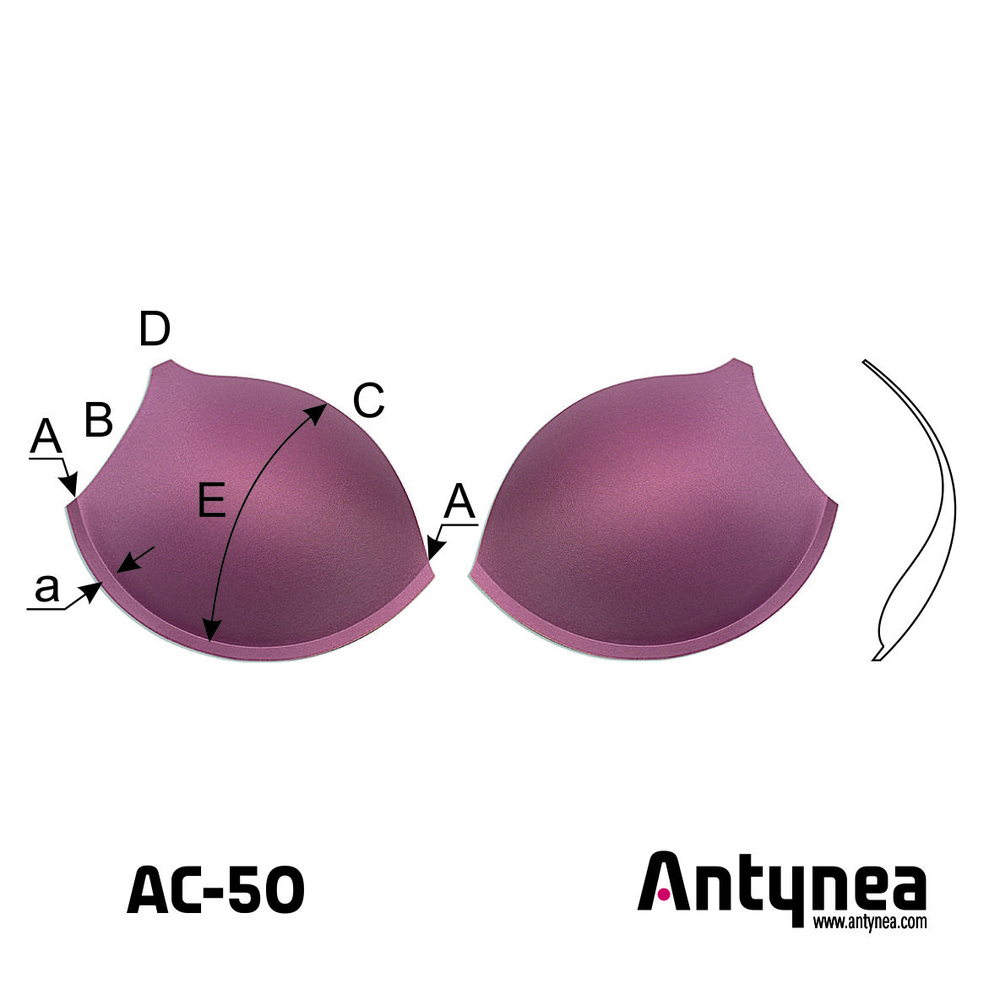 Bra cups AC-50 push-up Bra cups AC-50 push-up