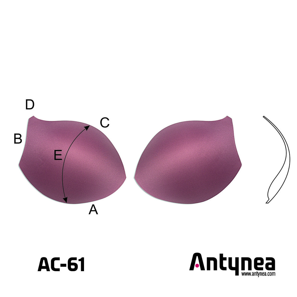 Bra cups AC-61 push-up Bra cups AC-61 push-up