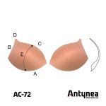 Bra cups AC-72 push-up Bra cups AC-72 push-up