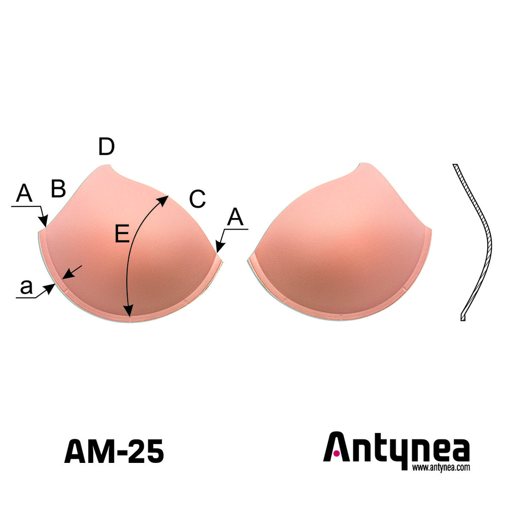 Bra cups АМ-25 spacer Bra cups АМ-25 spacer