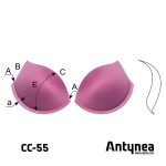 Bra cups СС-55 push-up