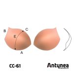 Bra cups СС-61 push-up