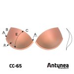 Bra cups СС-65 push-up