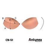 Bra cups CN-51 standard Bra cups CN-51 standard