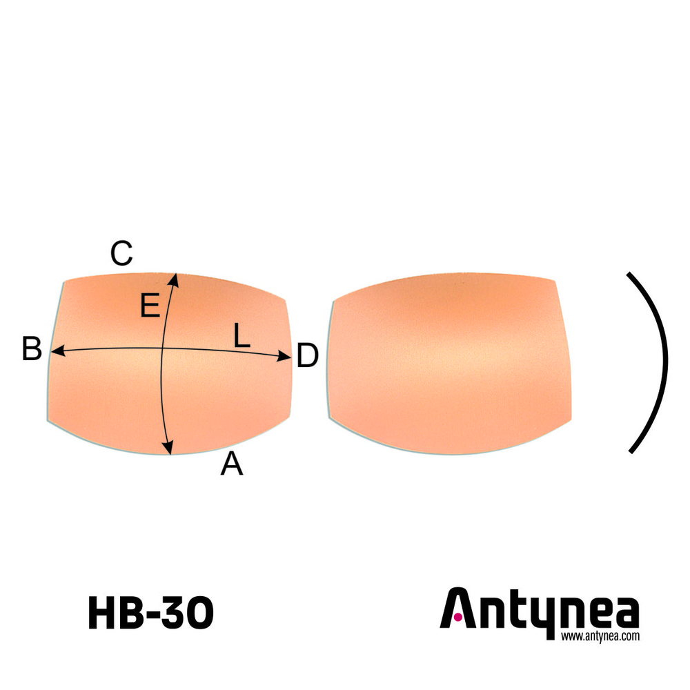 Bra cups HB-30 cup-pads Bra cups HB-30 cup-pads